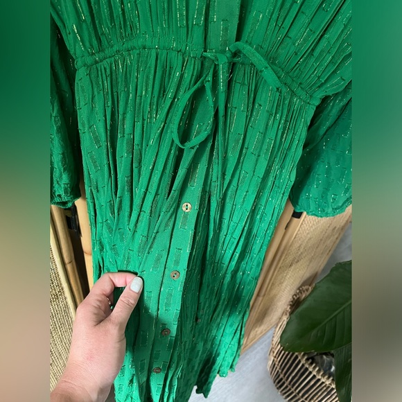 anthropologie allene shimmer maxi dress - Picture 10 of 10